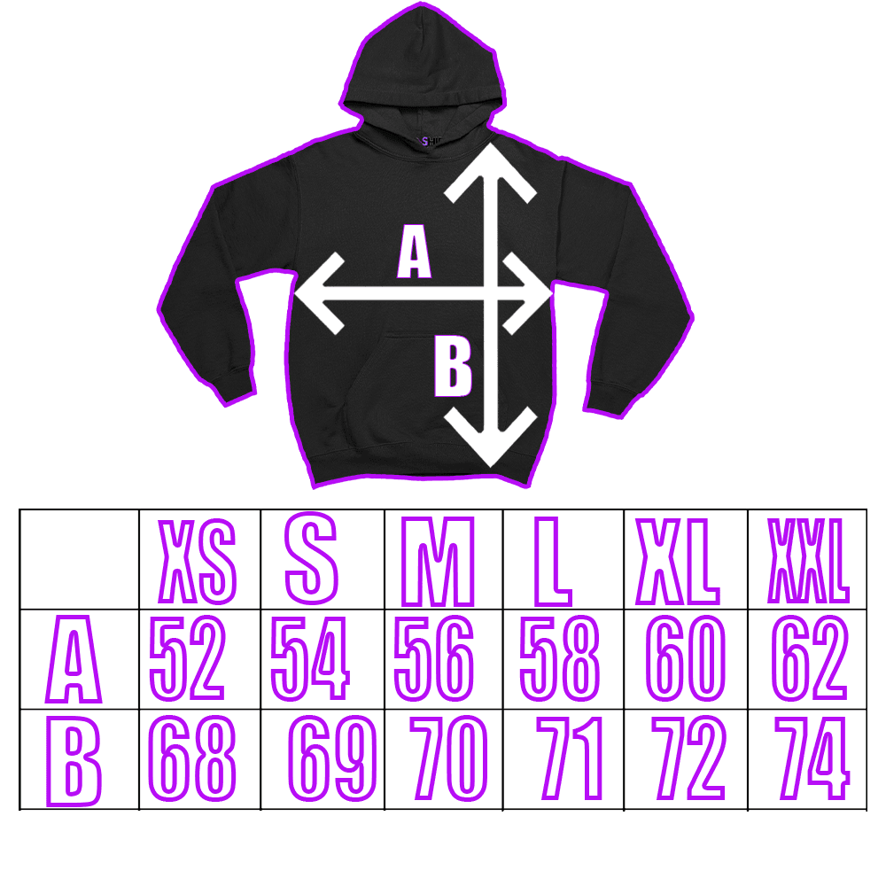 tabela rozmiarów shirtme bluza męska