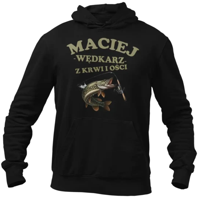 BLUZA WĘDKARZ Z KRWI I OŚCI