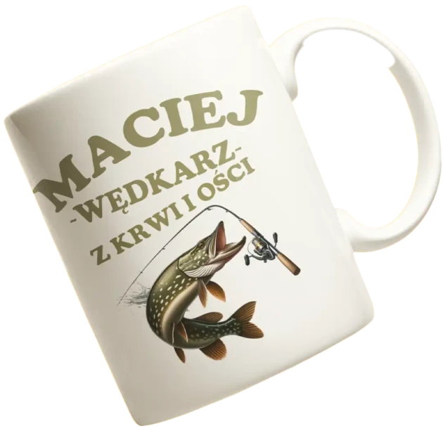KUBEK MACIEJ WĘDKARZ Z KRWI I OŚCI