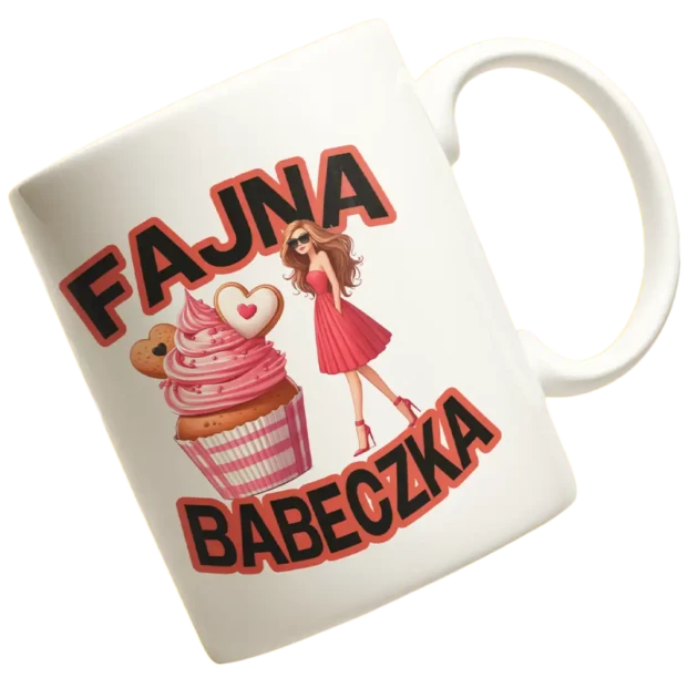 KUBEK dla dziewczyny- fajna babeczka