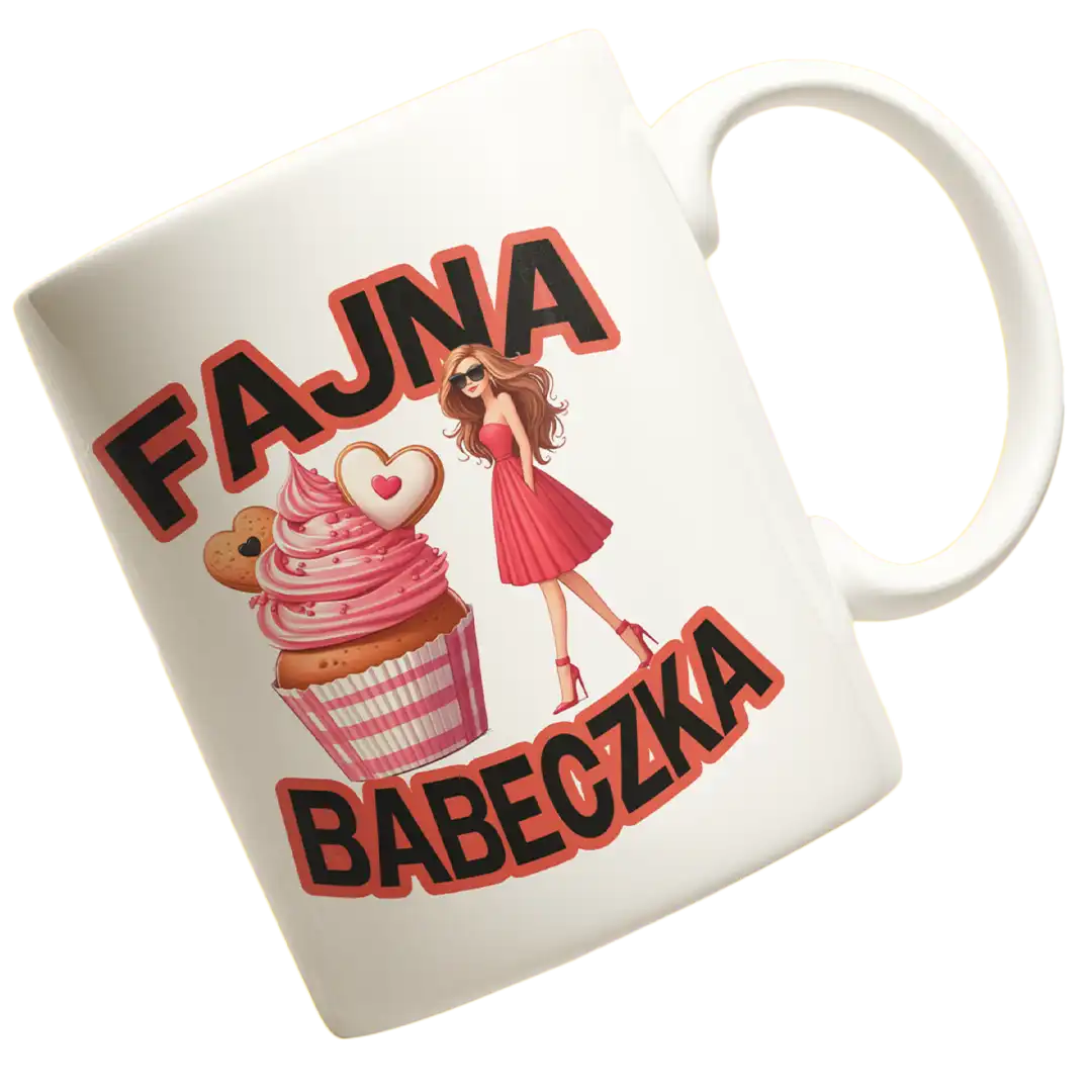 KUBEK dla dziewczyny- fajna babeczka