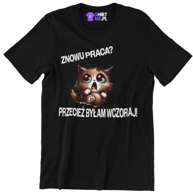 KOSZULKA znowu praca? Przecież byłam wczoraj!