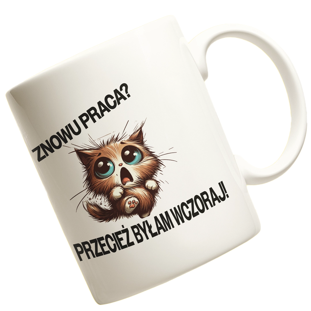 śmieszny kubek dla pracownika