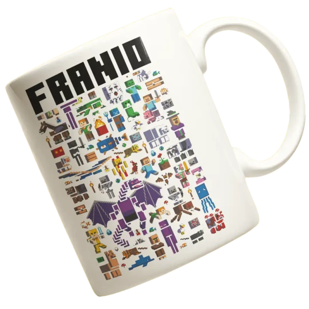 KUBEK MINECRAFT Z WŁASNYM IMIENIEM