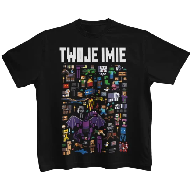 Koszulka minecraft z własnym imieniem