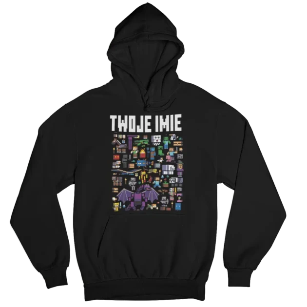Bluza minecraft z własnym imieniem