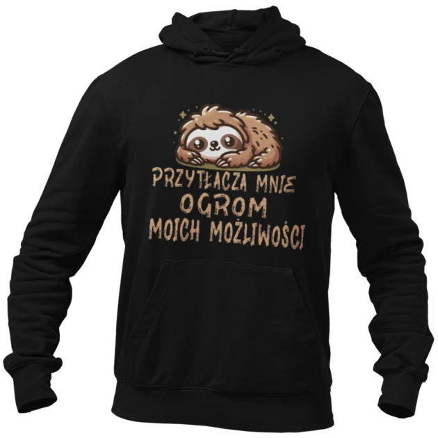 bluza przytłacza mnie ogrom moich możliwości