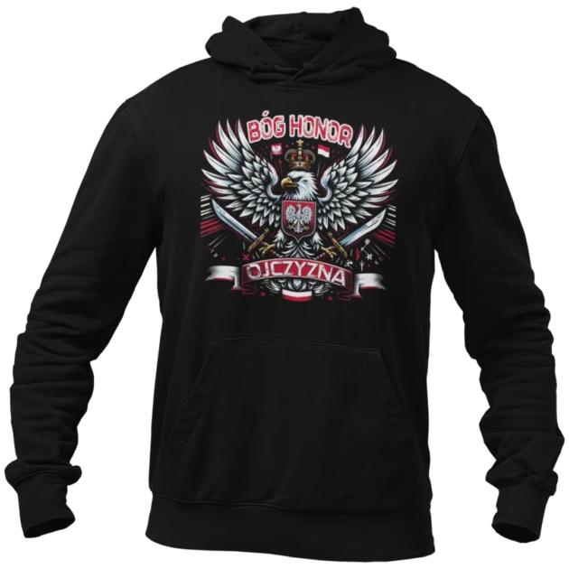 BLUZA PATRIOTYCZNA BÓG HONOR OJCZYZNA