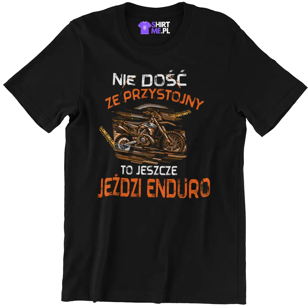 Koszulka enduro- nie dość że przystojny to jeszcze jeździ enduro