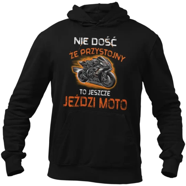 Bluza nie dość że przystojny to jeszcze jeździ moto