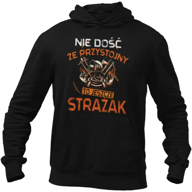 Bluza nie dość że przystojny to jeszcze strażak