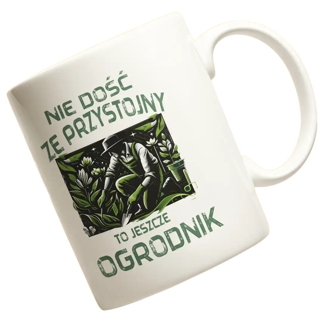 KUBEK nie dość że przystojny to jeszcze ogrodnik