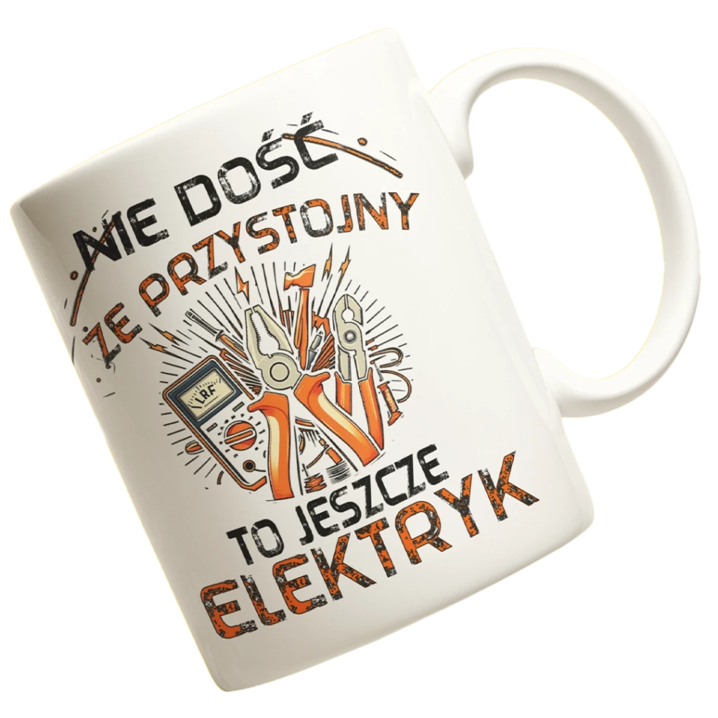 Kubek nie dość że przystojny to jeszcze elektryk