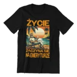 Koszulka Życie Zaczyna Się na Emeryturze