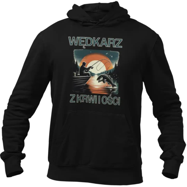 BLUZA WĘDKARZ Z KRWI I OŚCI