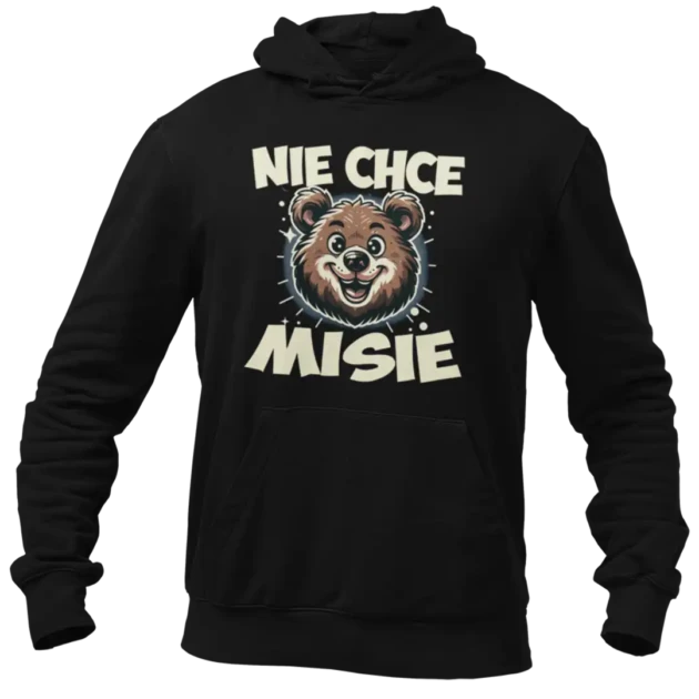 BLUZA Z NADRUKIEM NIE CHCE MI SIE