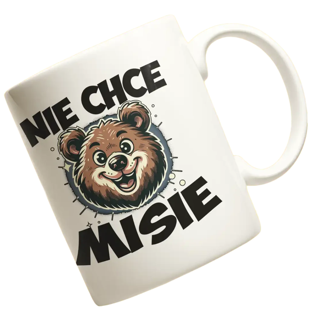 Kubek z nadrukiem niechce mi sie