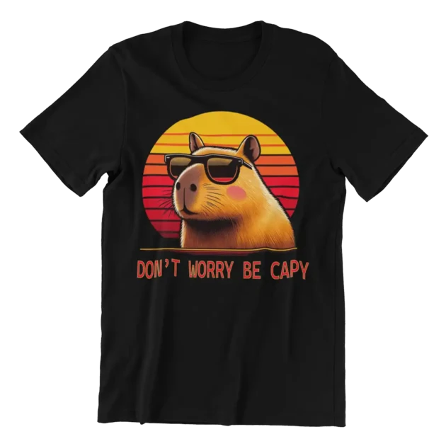 Koszulka z nadrukiem DON'T WORRY BE CAPPY