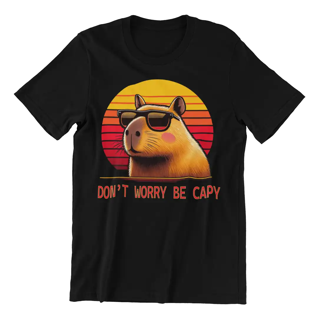 Koszulka z nadrukiem DON'T WORRY BE CAPPY