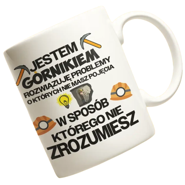 Kubek jestem górnikiem