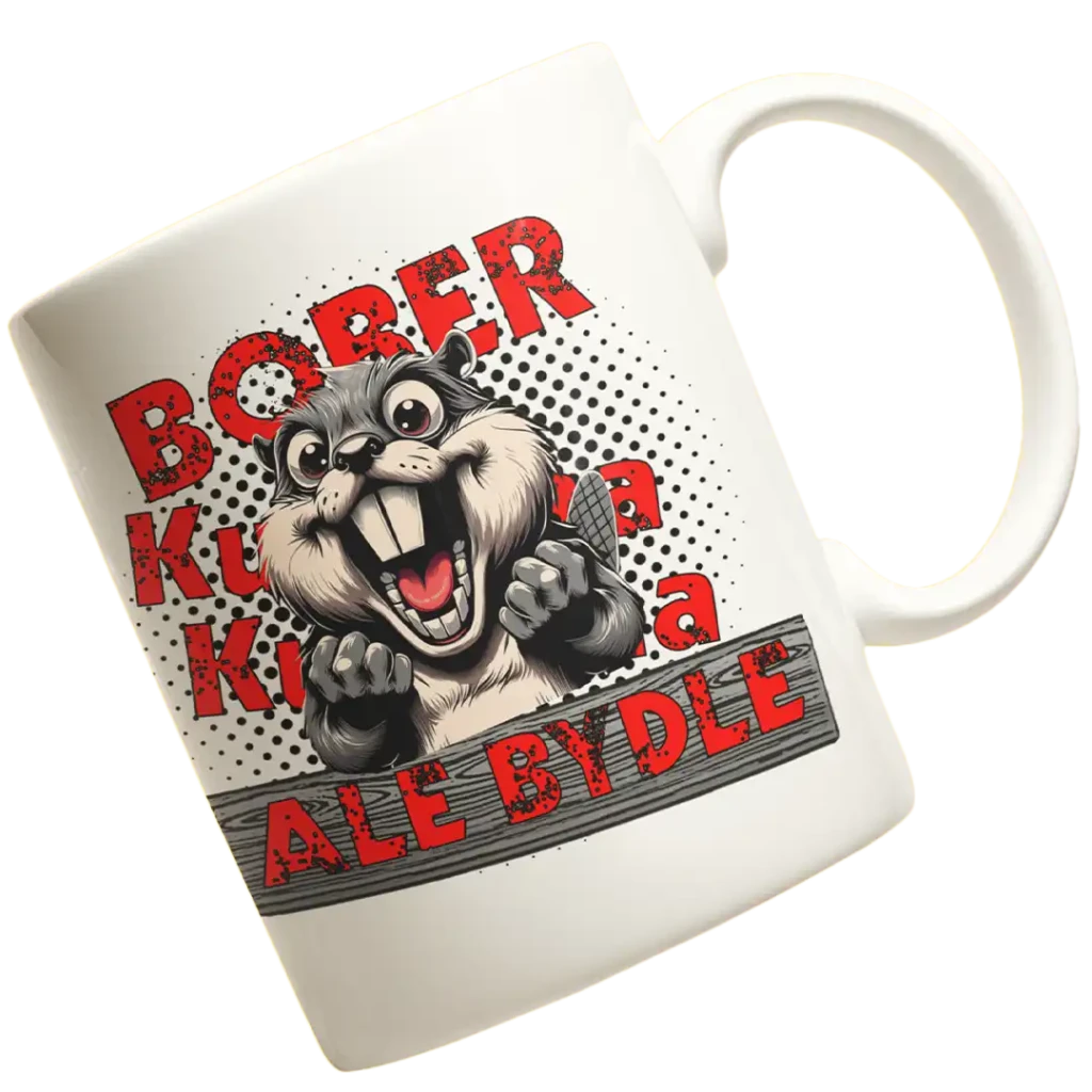 KUBEK BÓBR K*RWA PATRZCIE JAKIE BYDLE BOBER