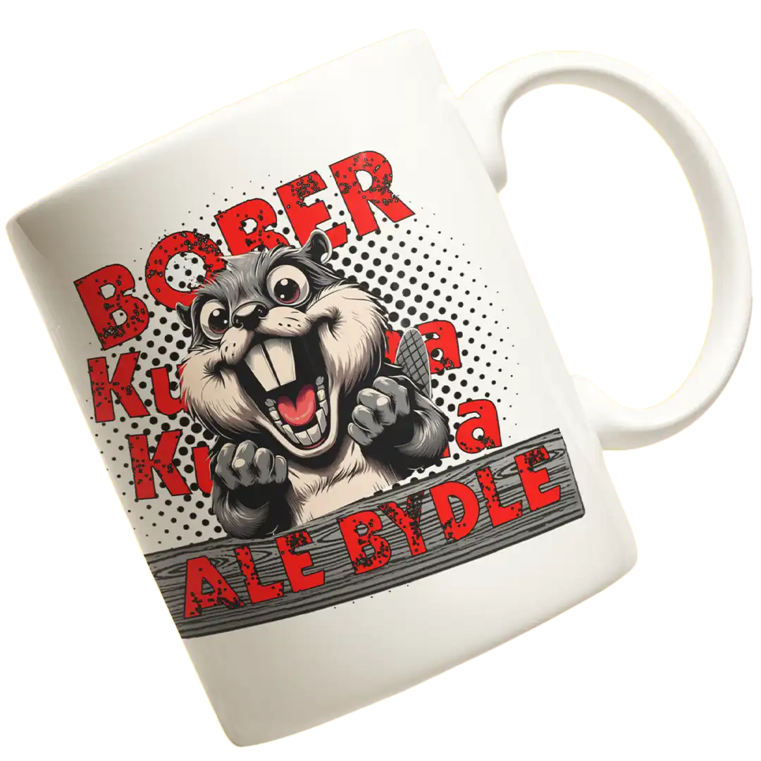 KUBEK BÓBR K*RWA PATRZCIE JAKIE BYDLE BOBER