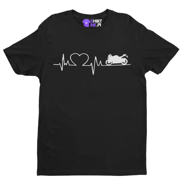 Koszulka motocykl w sercu