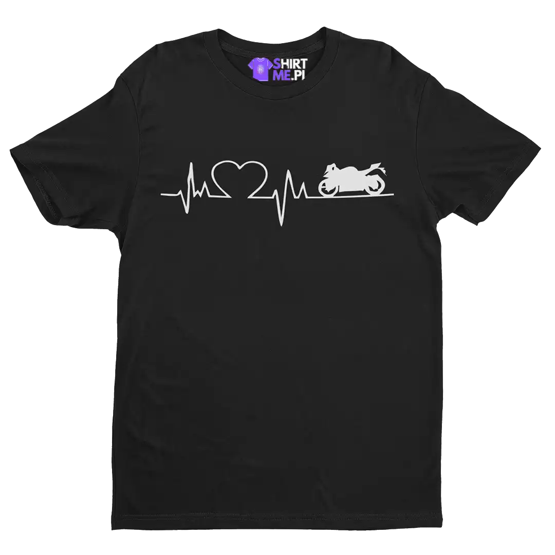 Koszulka motocykl w sercu