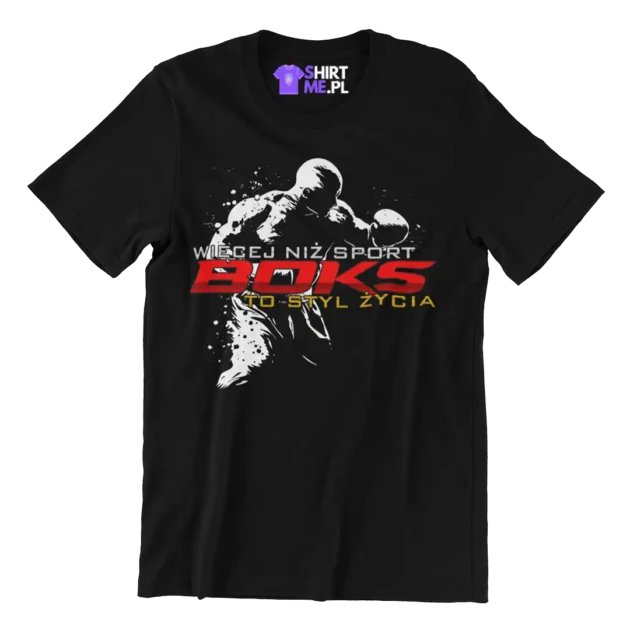 Koszulka boks więcej niż sport