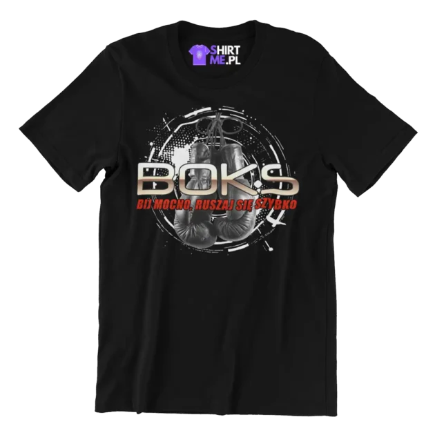 Koszulka boks bij mocno ruszaj się szybko