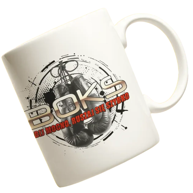 kubek boks bij mocno ruszaj się szybko