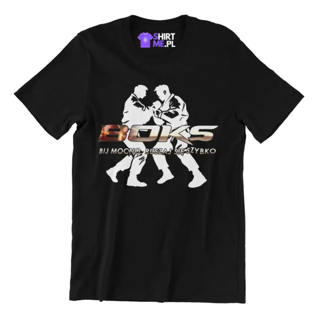 Koszulka boks bij mocno ruszaj się szybko