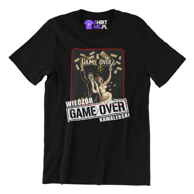 koszulka wieczór kawalerski game over