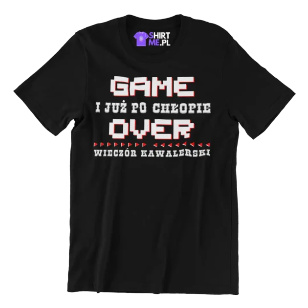 Koszulka game over wieczór kawalerski
