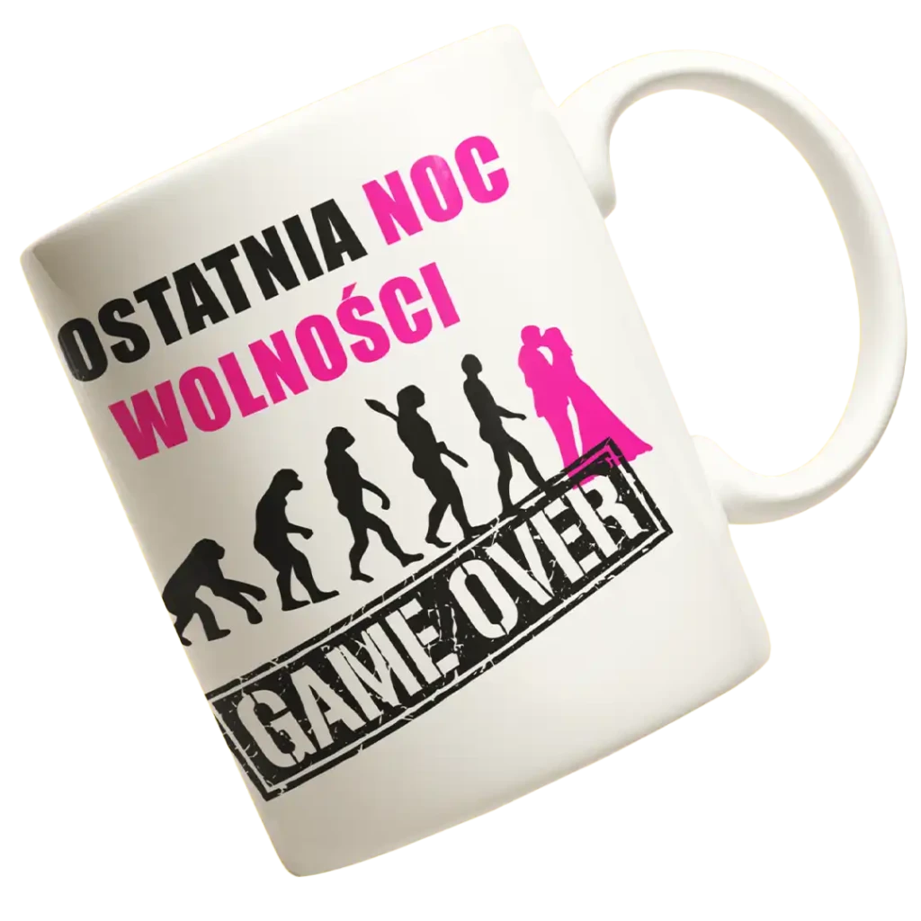 kubek ostatnia noc wolności prezent wieczór kawalerski