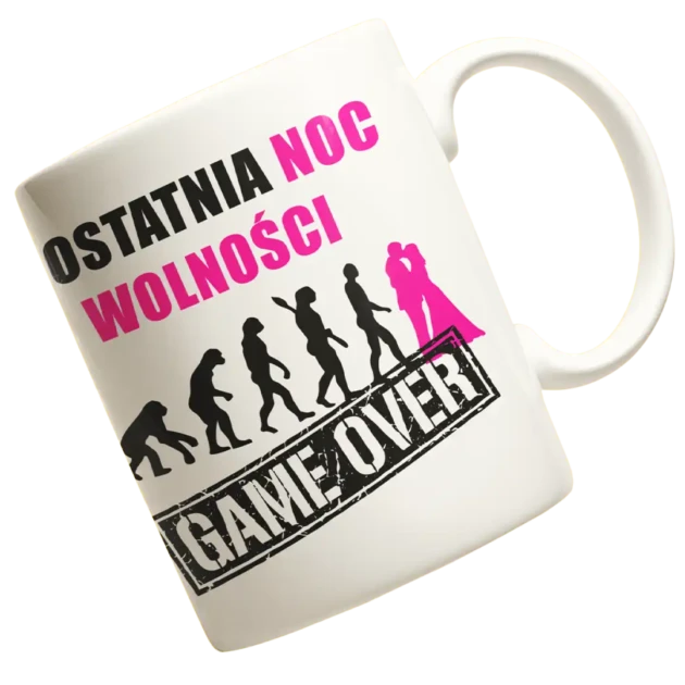 kubek ostatnia noc wolności prezent wieczór kawalerski