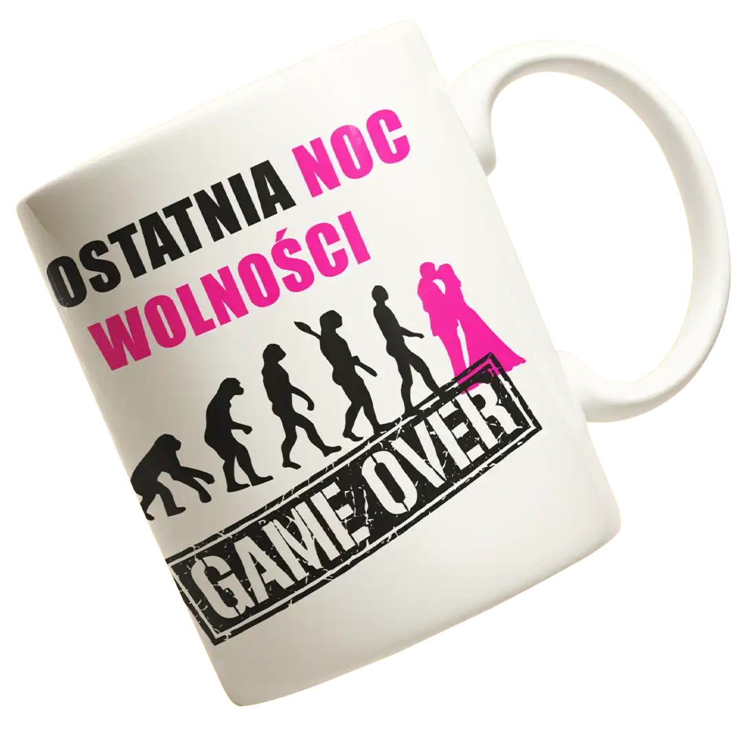 kubek ostatnia noc wolności prezent wieczór kawalerski