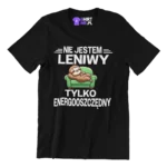 KOSZULKA NIE JESTEM LENIWY TYLKO ENERGOOSZCZĘDNY  SUPER PREZENT DLA CHŁOPAKA, PREZENT DLA MĘŻA