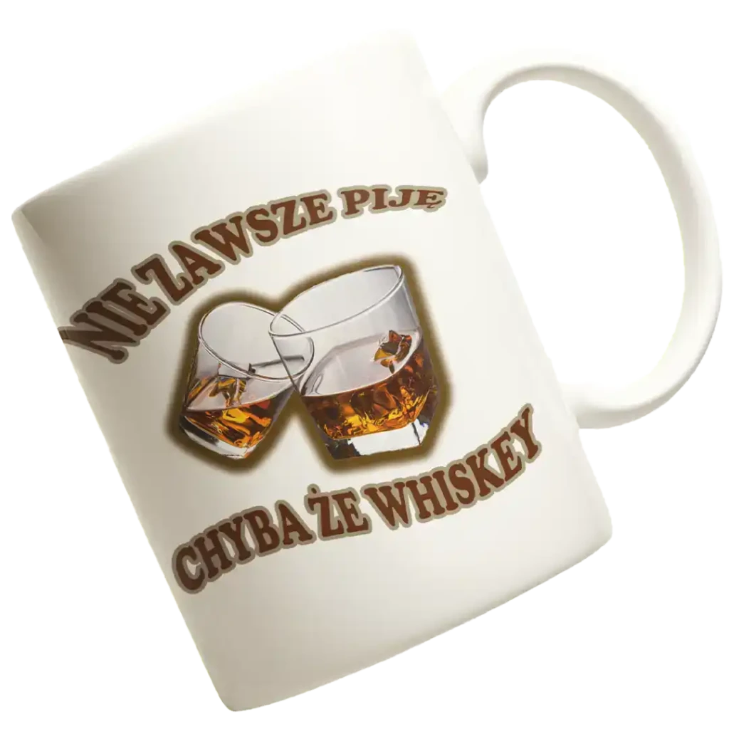 KUBEK NIE ZAWSZE PIJĘ CHYBA ŻE WHISKEY