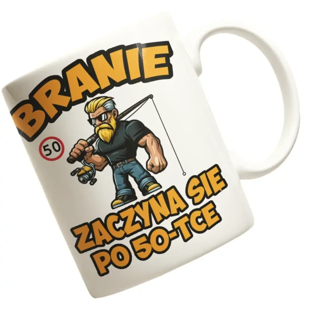 kubek na 50 urodziny