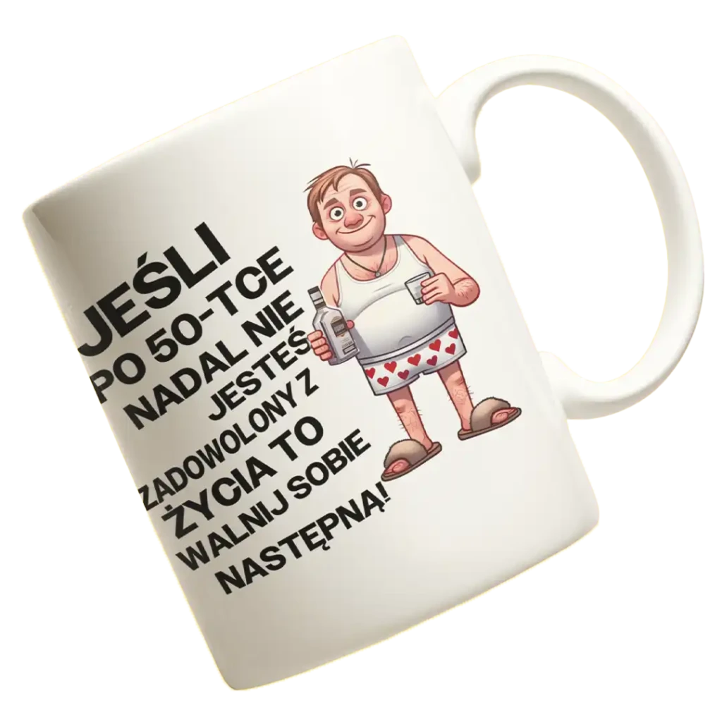 kubek na 50 urodziny prezent