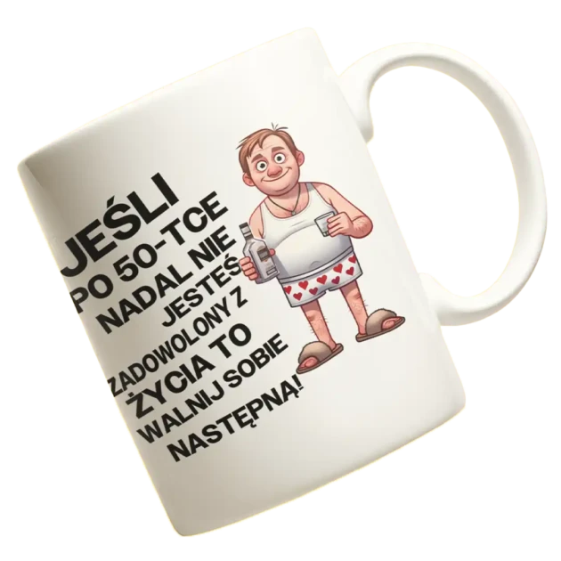 kubek na 50 urodziny prezent