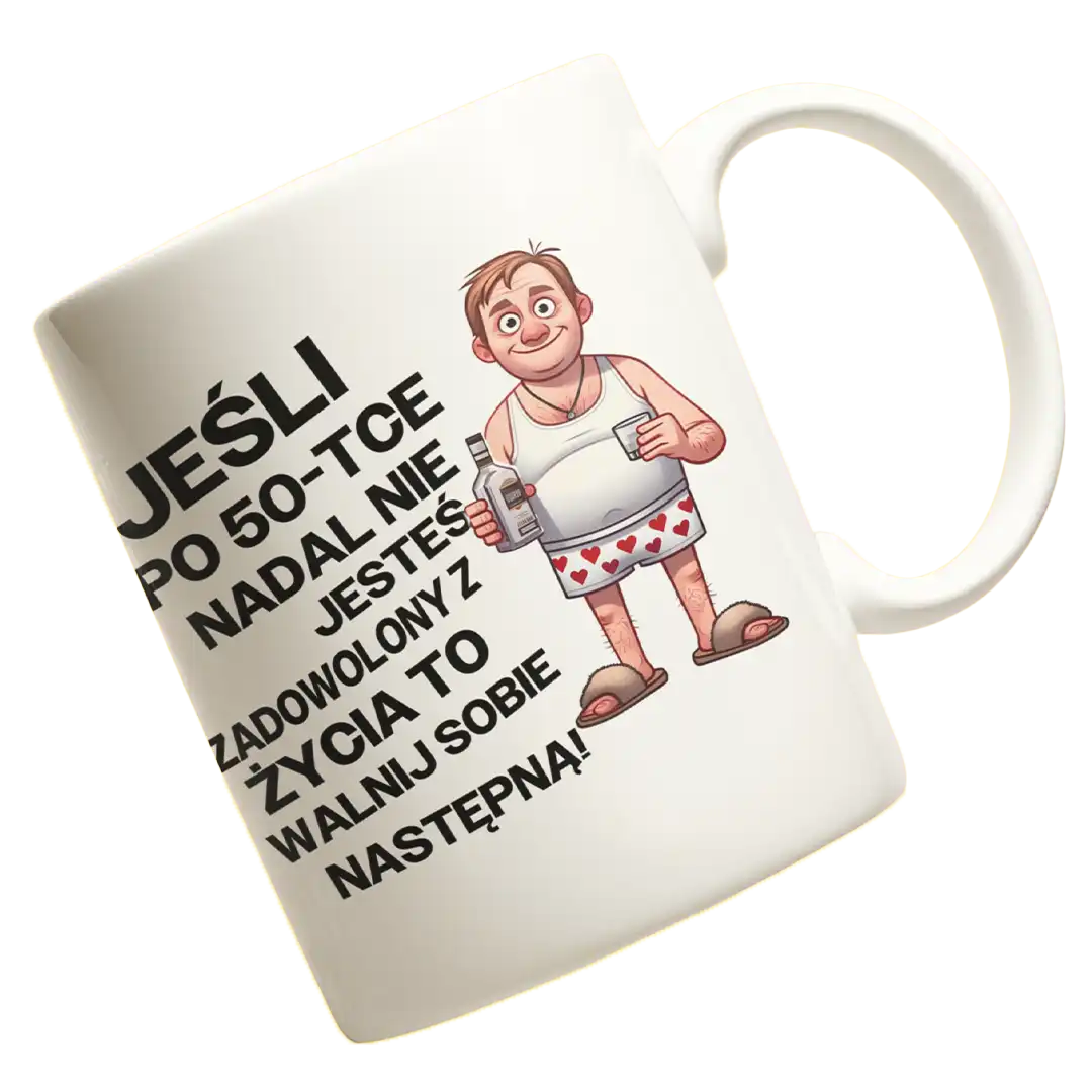 kubek na 50 urodziny prezent