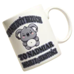 kubek to nie duży brzuch to nadmiar mojej zajebistości