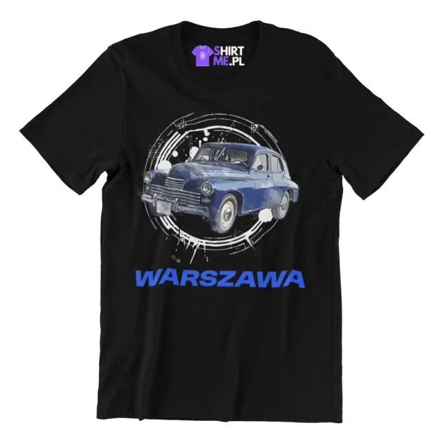 Koszulka warszawa samochód