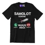 Koszulka samolot dzwoni muszę iść