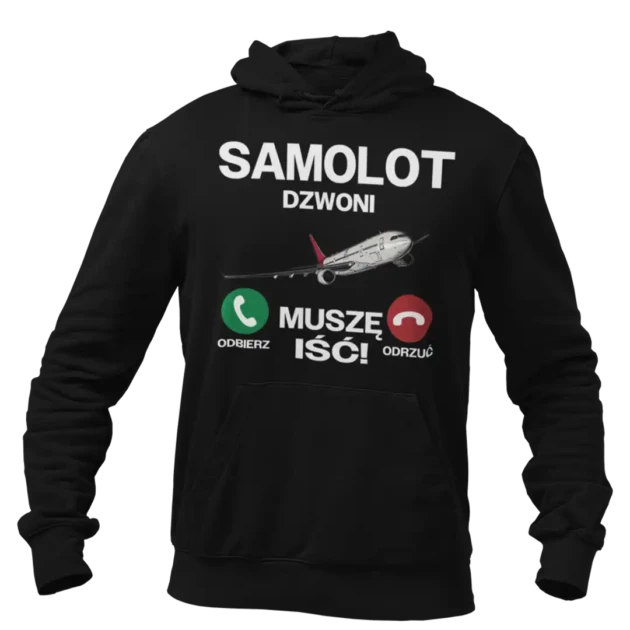 bluza samolot dzwoni muszę iść
