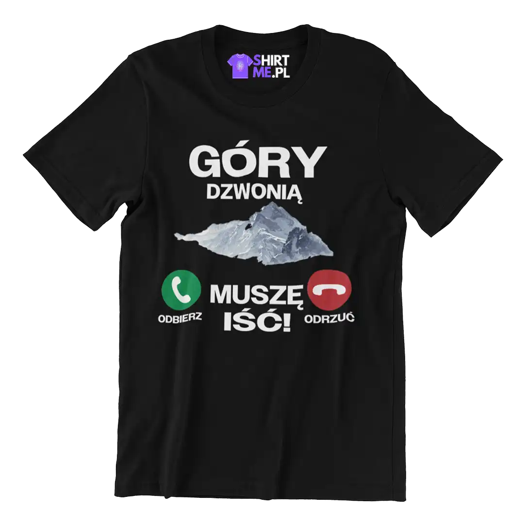 Koszulka góry dzwonią muszę iść