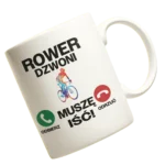 kubek rower dzwoni muszę iść