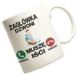 Kubek żaglówka dzwoni muszę iść